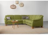 Ecksofa OTTO HOME "Caldera L-Form", grün, B:270cm T:250cm, 100% Polyester, Sofas, Ecksofa, Federkern, optional Kopfteilverstellung, Schlaffunktion & Bettkasten