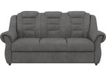 3-Sitzer OTTO HOME "Boston", grau (anthrazit), B:196cm H:102cm T:101cm, 100% Polyester, Sofas, 3-Sitzer, Sofa mit hoher Rückenlehne