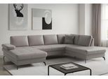 Wohnlandschaft SIT & MORE "Morris Jubi, Breite 300 cm", grau (light grau), B:300cm H:83cm T:202cm, Sofas, Wohnlandschaft, mit Armteilfunktion, optional mit Schlaffunktion