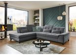 Ecksofa DIE PLANBAR "MP-IN18012 L-Form mit Kaltschaum-Polsterung", grau (santos anthrazit), B:310cm H:85cm T:260cm, 100% Polyester, Sofas, Ecksofa, Sitztiefenverstellung, optional Kopfteilverstellung & Schlaffunktion