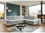 Ecksofa DIE PLANBAR "MP-IN18012 L-Form mit Kaltschaum-Polsterung", grau (santos silber), B:310cm H:85cm T:260cm, 100% Polyester, Sofas, Ecksofa, Sitztiefenverstellung, optional Kopfteilverstellung & Schlaffunktion