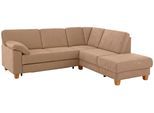 Ecksofa HOME AFFAIRE "Belfort L-Form", braun, B:243cm H:88cm T:91cm, Struktur fein ( 100% Polyester);Luxus-Microfaser ALTARA NUBUCK (100% Polyester);Luxus-Microfaser Vintageoptik(100% Polyester), Sofas, Ecksofa, mit Federkern, wahlweise mit Schlaffunktion und Stauraum