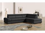 Ecksofa SIT & MORE "Broadway L-Form", schwarz, B:270cm H:79cm T:213cm, Sofas, Ecksofa, mit verstellbaren Kopfteilen, wahlweise mit Schlaffunktion
