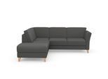 Ecksofa SIT & MORE "Visby L-Form", grau, B:248cm H:87cm T:213cm, Sofas, Ecksofa, Wahlweise mit Schlaffunktion und Stauraum, frei im Raum stellbar