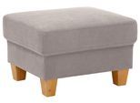 Polsterhocker OTTO HOME "Conville", grau (elephant), B:63cm H:48cm T:74cm, 100% Polyester, Hocker, Polsterhocker, Passend zur Servie "Conville", mit Federkern
