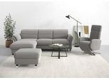 Ecksofa SIT & MORE "Grenoble L-Form mit Federkern", grau, B:251cm H:85cm T:161cm, Sofas, Ecksofa, wahlweise mit Schlaffunktion, Bettkasten, Arm- und Kopfteilverstellung