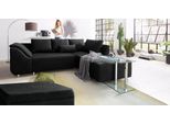 Ecksofa COLLECTION AB "Sally L-Form, B: 256 cm", grau (anthrazit), B:256cm H:87cm T:165cm, Microfaser PRIMABELLE (100% Polyester) / Struktur (80% Polyester, 20% Acryl);Struktur (80% Polyester, 20% Acryl);Kunstleder SOFTLUX / Struktur (80% Polyester, 20% Acryl);Microfaser PRIMABELLE (100% Polyester) / Cord (100% Polyester), Sofas, Ecksofa, 1 Zierkissen, optional Schlaffunktion & Bettkasten