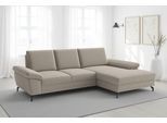 Ecksofa SIT & MORE "Chelsea L-Form, B: 264 cm, mit Armteil-& Sitztiefenverstellung", beige (taupe), B:264cm H:89cm T:174cm, 95% Polyester, 5% Polyamid, Sofas, Ecksofa, optional Schlaffunktion und Bettkasten