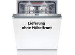 BOSCH vollintegrierbarer Geschirrspüler "SBV6ZCX16E", Energieeffizienz: B, silber (weiß), B:59,8cm H:86,5cm T:55cm, Geschirrspüler, Hervorragendes Perfect Dry & flexible, leicht laufende Max Flex Körbe, vollintegrierbarer Geschirrspüler