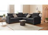 Ecksofa SIT & MORE "Bologna L-Form", braun (espresso), B:247cm H:84cm T:227cm, Sofas, Ecksofa, Kopfteilverstellung, wahlweise mit Schlaffunktion und Schubkasten
