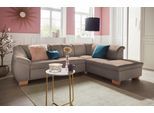 Ecksofa SIT & MORE "Santo L-Form", braun (savannah), B:272cm H:82cm T:206cm, Sofas, Ecksofa, mit Federkern, wahlweise mit Schlaffunktion und Stauraum