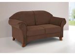 2-Sitzer OTTO HOME "Mayfair", braun (schoko), B:164cm H:90cm T:90cm, Struktur fein (95% Polyester, 5% Polyamid);MELROSE (100% Polyester), Sofas, 2-Sitzer