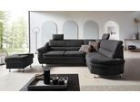 Ecksofa OTTO HOME "Cardoso L-Form", grau (anthrazit), B:250cm H:90cm T:175cm, Struktur imprägniert (100% Polyester);Luxus-Microfaser ALTARA NUBUCK (100% Polyester);Struktur (52% Polyester, 35% Polyacryl, 13% Baumwolle);Luxus-Microfaser weich (90% Polyester, 10% Polyamid), Sofas, Ecksofa, Federkern, wahlweise mit Bett, Schubkasten