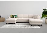 Wohnlandschaft SIT & MORE "Maggiore U-Form", grau (elefant), B:312cm T:224cm, 95% Polyester, 5% Polyamid, Sofas, Wohnlandschaft, wahlweise mit Kopfteilverstellung, Schlaffunktion und Stauraum