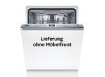 BOSCH vollintegrierbarer Geschirrspüler "SMV4ECX32E", Energieeffizienz: A, silber (weiß), B:59,8cm H:81,5cm T:55cm, Geschirrspüler, Automatische Türöffnung gegen Kondenswasser & flexible Max Flex Körbe, vollintegrierbarer Geschirrspüler