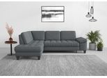 Ecksofa SIT & MORE "Westham L-Form", grau, B:261cm H:88cm T:179cm, 100% Polyester, Sofas, Ecksofa, mit Ottomane, mit oder ohne Schlaffunktion, Bettkasten, Verstellung