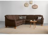 Ecksofa OTTO HOME "Caldera L-Form", braun (dunkelbraun), B:270cm T:250cm, 100% Polyester, Sofas, Ecksofa, Federkern, optional Kopfteilverstellung, Schlaffunktion & Bettkasten
