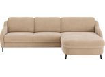 Ecksofa SIT & MORE "Soul L-Form", braun (macciato), B:280cm H:90cm T:182cm, 100% Polyester, Sofas, Ecksofa, wahlweise mit Schlaffunktion und Bettkasten oder Schubkasten