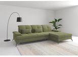 Ecksofa SIT & MORE "Amica, L-Form, inkl. Sitztiefenverstellung & Armteilverstellung", grün (hellgrün), B:279cm H:90cm T:185cm, 100% Polyester, Sofas, Ecksofa, wahlweise mit Schlaffunktion, Bettkasten und Kopfteilverstellung