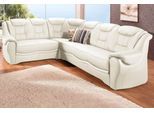 Ecksofa SIT & MORE "Bellevue L-Form", weiß (altweiß), B:265cm H:94cm T:215cm, PRIMABELLE-Microfaser (100% Polyester);SOFTLUX-Kunstleder;Luxus-NaturLEDER, Sofas, Ecksofa, wahlweise mit Schlaffunktion