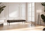 3-Sitzer OTTO HOME "Amber", grau (anthrazit), B:159cm H:52cm T:54cm, 100% Polyester, Sofas, 3-Sitzer, mit Knopfheftung,in verschieden Stoffarten
