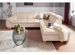 Ecksofa SIT & MORE "Santo L-Form", beige (creme), B:272cm H:82cm T:206cm, Sofas, Ecksofa, mit Federkern, wahlweise mit Schlaffunktion und Stauraum