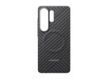 SAMSUNG Handyhülle "Carbon Magnet Case für Samsung Galaxy S26 Ultra", schwarz (dunkelgrau), Smartphones, Hüllen, Backcover, Schutzhülle, Handyschutzhülle, Case, Schutzcase, stoßfest, Handyhülle