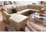 Wohnlandschaft SIT & MORE "Savona U-Form, B: 320 cm", braun (cafe), B:320cm H:90cm T:211cm, Luxus-Kunstleder;Primabelle-Microfaser;NaturLederKorpus ist mit passendem Luxus-Kunstleder bezogen. Bitte beachten Sie, dass Lederbezüge mehr Nähte aufweisen als Stoffbezüge;Struktur, Sofas, Wohnlandschaft, optional Schlaffunktion, Federkern