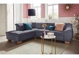 Ecksofa SIT & MORE "Santo L-Form", grau, B:272cm H:82cm T:206cm, Sofas, Ecksofa, mit Federkern, wahlweise mit Schlaffunktion und Stauraum