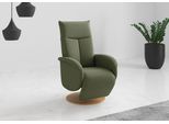 TV-Sessel OTTO HOME "Glendale", grün (olive), B:75cm H:112cm T:82cm, 95% Polyester, 5% Polyamid, Sessel, TV-Sessel, wahlweise mit Aufstehhilfe, 2 Motoren und Akku