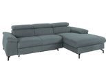 Ecksofa COTTA "Kitty L-Form, B: 242 cm", niagara, B:244cm H:72cm T:166cm, Microfaser (100% Polyester);Flachgewebe (100% Polyester), Sofas, Ecksofa, mit Kopfteilverstellung, optional Schlaffunktion & Bettkasten