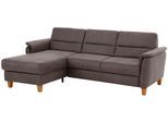 Ecksofa HOME AFFAIRE "Palmera L-Form, B: 244 cm - OTTO. Verlässliche Qualität.", grau (anthrazit), B:244cm H:89cm T:163cm, 100% Polyester;Struktur (100% Polyester);Luxus-Microfaser in Lederoptik (100% Polyester), Sofas, Ecksofa, optional Schlaffunktion & Bettkasten, Federkern