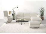 Ecksofa SIT & MORE "Grenoble L-Form mit Federkern", beige (linen), B:251cm H:85cm T:161cm, Sofas, Ecksofa, wahlweise mit Schlaffunktion, Bettkasten, Arm- und Kopfteilverstellung