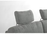 Sofa-Kopfstütze OTTO HOME "Summer", silber, B:50cm H:25cm T:12cm, Holzwerkstoff, Kopfstützen, Sofa-Kopfstütze