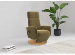 TV-Sessel OTTO HOME "Rochelle, inkl. Kopfteilverstellung & 360 Drehfunktion", grün (olive), B:71cm H:110cm T:82cm, 100% Polyester, Sessel, TV-Sessel, TV-Sessel mit Drehfunktion 360 Grad