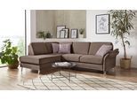 Ecksofa SIT & MORE "Clio L-Form", braun (schoko), B:254cm H:89cm T:190cm, Sofas, Ecksofa, wahlweise mit Schlaffunktion und Bettkasten, inklusive Federkern