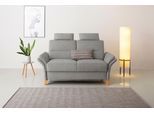 2-Sitzer OTTO HOME "Westerland", grau (hellgrau), B:166cm H:90cm T:89cm, 100% Polyester, Sofas, 2-Sitzer, Federkern-Polsterung. wahlweise mit Armlehnfunktion