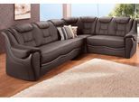 Ecksofa SIT & MORE "Bellevue L-Form, B: 265 cm, Bettfunktion optional, Federkernpolsterung", braun (mokka), B:265cm H:94cm T:215cm, PRIMABELLE-Microfaser (100% Polyester);SOFTLUX-Kunstleder;Luxus-NaturLEDER, Sofas, Ecksofa, Komfortable Sitzhöhe 44 cm, Liegefläche 120 x 198 cm bei Bettfunktion