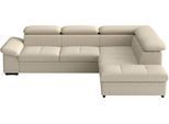 Ecksofa SIT & MORE "Viola, L-Form, B. 249 cm", creme, B:249cm H:73cm T:226cm, 100% Polyester, Sofas, Ecksofa, optional Schlaffunktion