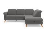Ecksofa SIT & MORE "Romero L-Form", grau, B:250cm H:91cm T:220cm, 90% Polyester 10%Polyamid, Sofas, Ecksofa, wahlweise mit oder ohne TV-Funktion, Schlaffunktion, Bettkasten