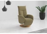 TV-Sessel OTTO HOME "Glendale", grün (olive), B:75cm H:112cm T:82cm, 100% Polyester, Sessel, TV-Sessel, wahlweise mit Aufstehhilfe, 2 Motoren und Akku