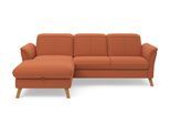Ecksofa SIT & MORE "Romero L-Form", orange (terra), B:245cm H:91cm T:178cm, 90% Polyester 10%Polyamid, Sofas, Ecksofa, wahlweise mit oder ohne Relax-Funktion, Schlaffunktion, Bettkasten