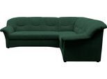 Ecksofa OTTO HOME "Langeland 232 x 146 cm, auch mit Schlaffunktion, mit Federkern, L-Form", dunkelgrün, B:240cm H:83cm T:190cm, 100% Polyester, Sofas, Ecksofa, mittelfester Sitzkomfort, aus haustierfreundlichem Pet Friendly Bezug
