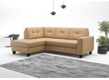 Ecksofa OTTO HOME "Varese", cappuccino, B:226cm H:91cm T:170cm, Sofas, Ecksofa, wahlweise mit Schlaffunktion und Bettkasten