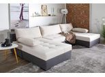 Wohnlandschaft COLLECTION AB "Josy U-Form, B: 307 cm", grau (anthrazit, hellgrau), B:307cm H:41cm T:161cm, 100%Polyester, Sofas, Wohnlandschaft, Schlaffunktion & Bettkasten, Federkern