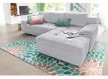Ecksofa OTTO HOME "Labene L-Form", silber, B:270cm H:82cm T:90cm, Struktur fein (95% Polyester, 5% Polyamid);Luxus-Microfaser ALTARA NUBUCK (100% Polyester);Kunstleder SOFTLUX / Struktur (100% Polyester);Struktur (100% Polyester);Flachgewebe (95% Polyester, 5% Polyamid), Sofas, Ecksofa, wahlweise mit Schlaffunktion und Bettkasten, auch als XXL-Variante