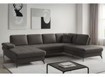 Wohnlandschaft SIT & MORE "Morris Jubi, Breite 300 cm", mocca, B:300cm H:83cm T:202cm, Sofas, Wohnlandschaft, mit Armteilfunktion, optional mit Schlaffunktion