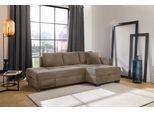 Ecksofa JOCKENHÖFER GRUPPE "Fantasy L-Form, B: 247 cm, Dreh-Schwenk-Ottomane", beige (taupe 426, 18), B:247cm T:109cm, Korpus: 100% Polyester;Kissen: 100% Polyester, Sofas, Ecksofa, mit Schlaffunktion, Bettkasten & Zierkissen, wandelbar zum Big-Sofa
