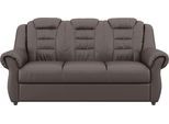 3-Sitzer OTTO HOME "Boston", braun (mud), B:196cm H:102cm T:101cm, 64% Polyurethan, 25% Polyester, 11% Baumwolle, Sofas, 3-Sitzer, Sofa mit hoher Rückenlehne
