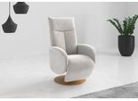 TV-Sessel OTTO HOME "Glendale", weiß (silber), B:75cm H:112cm T:82cm, 90% Polyester, 10% Polyamid, Sessel, TV-Sessel, wahlweise mit Aufstehhilfe, 2 Motoren und Akku